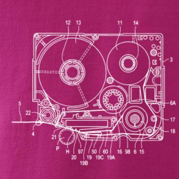 Nákres kotoučový přehrávač