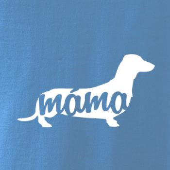 Jezevčík krátkosrstý máma obrys