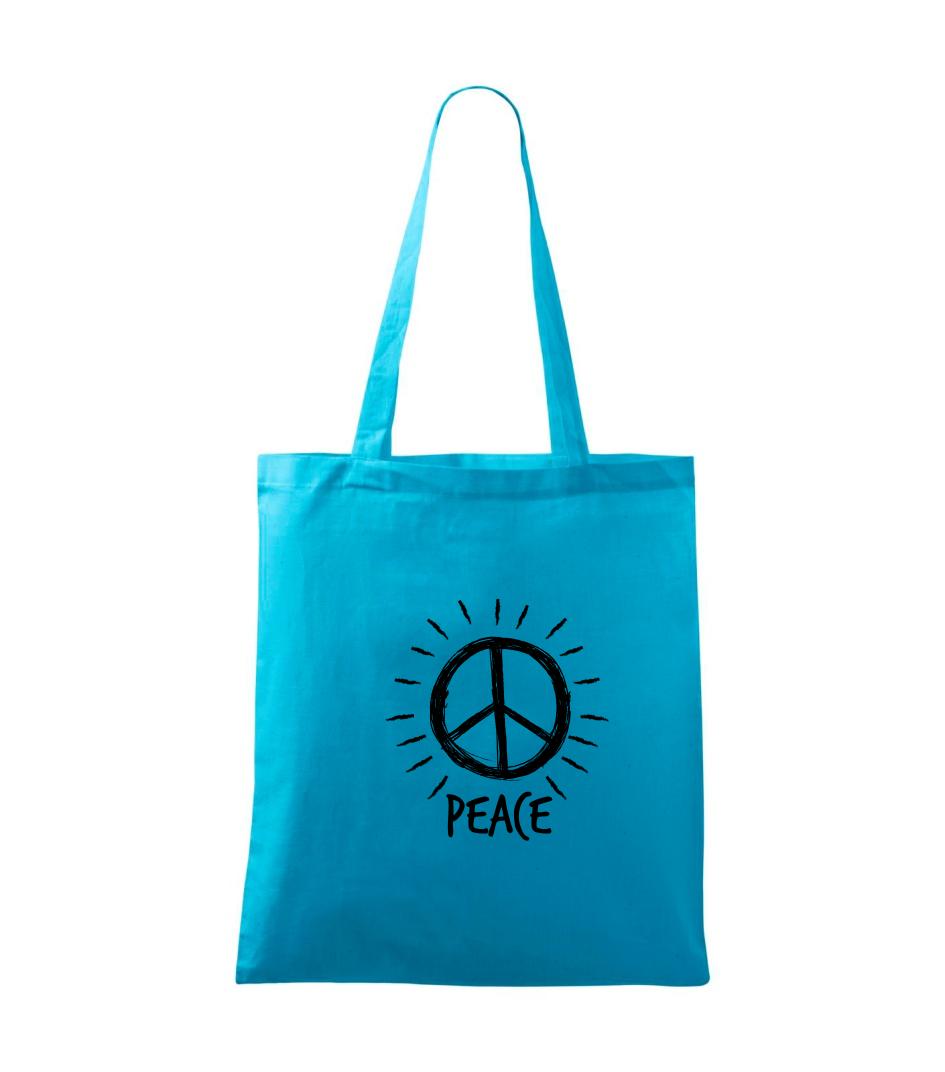 Peace symbol černobílý - Taška malá