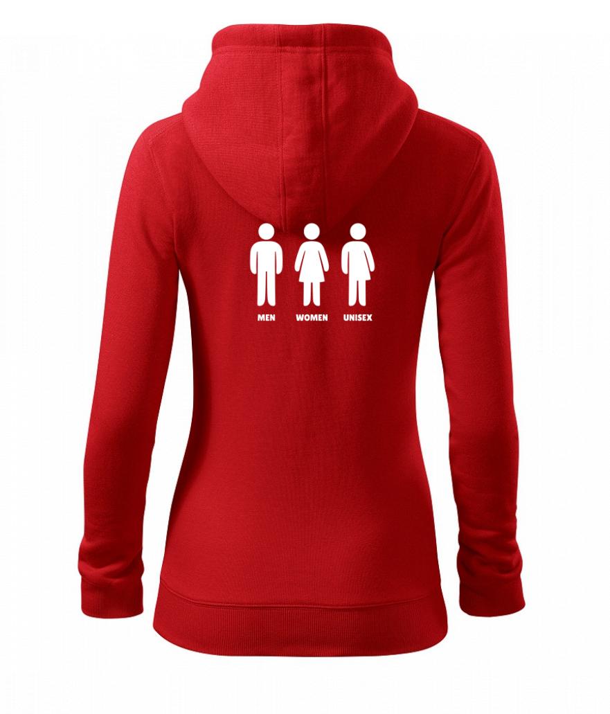 Man Woman Unisex - Dámská mikina trendy zipper s kapucí