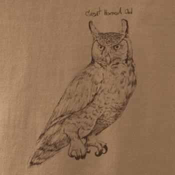Výr virginský great horned owl