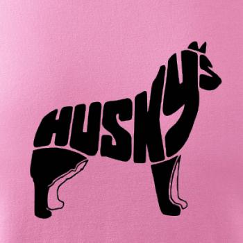 Husky - text v těle