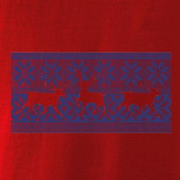 Jelen ve vánočním vzoru