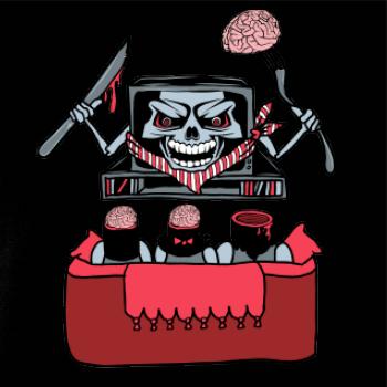 TV vyžírač mozků (Pecka design)