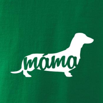 Jezevčík krátkosrstý máma obrys