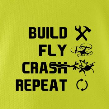 Dron Build fly crash repeat