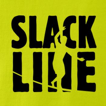 Slackline nápis