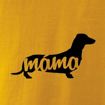 Jezevčík krátkosrstý máma obrys