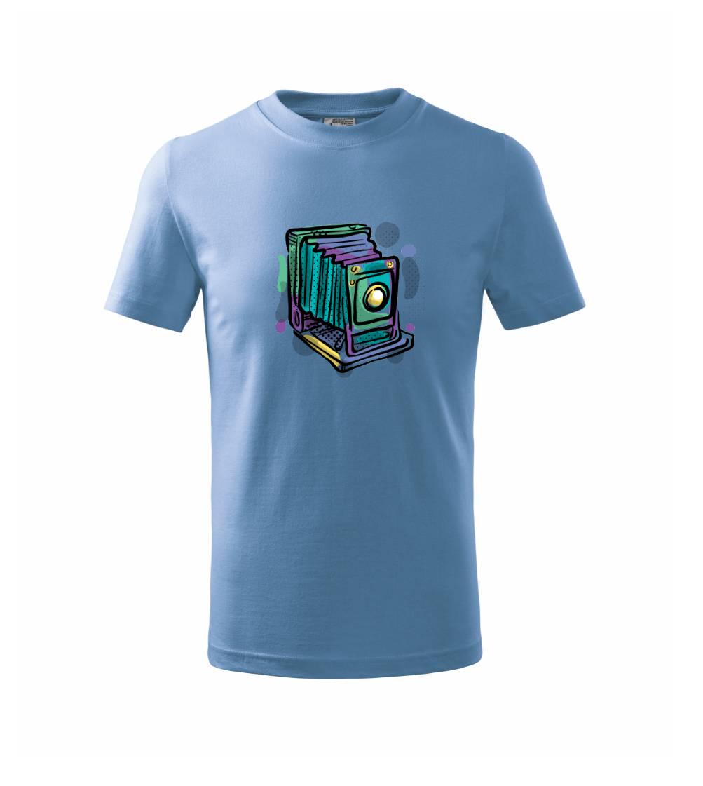 Foťák barevný starý - jedna čočka