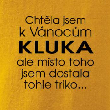 Chtěla jsem k Vánocům kluka