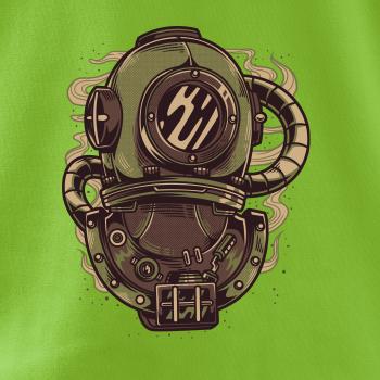 Starý potapěčský skafandr