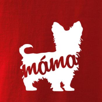 Jorkšírský teriér máma obrys