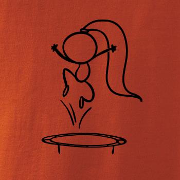 Skákající holčička