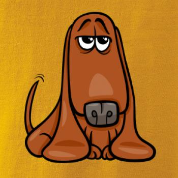 Baset - kreslený hnědý