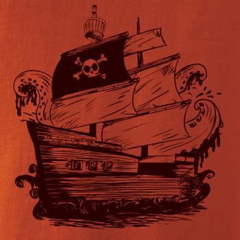 Pirátská loď malovaná
