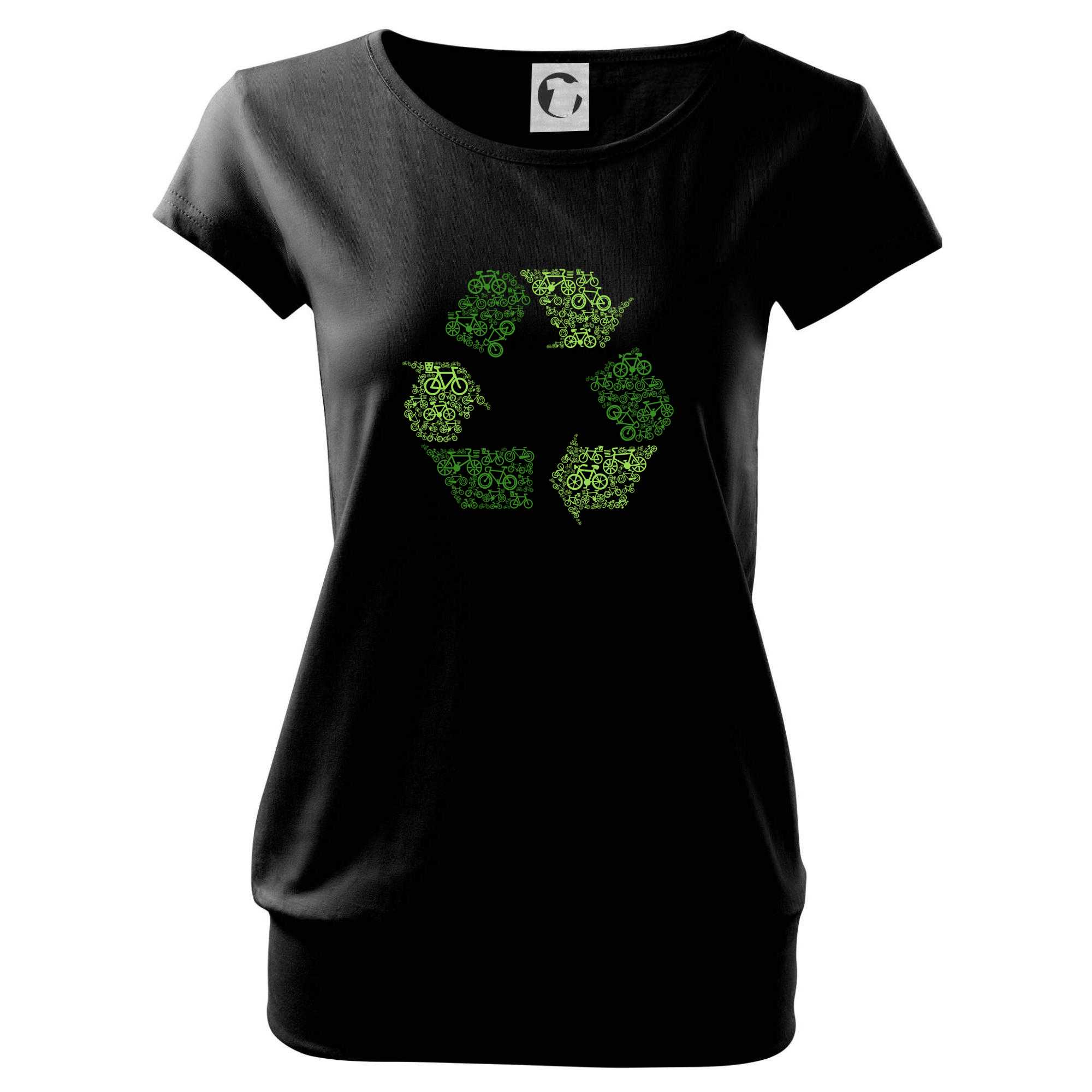 Recycling symbol icons - Volné triko city
