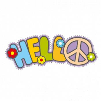 Hello hippie symbol Hello hippie symbol