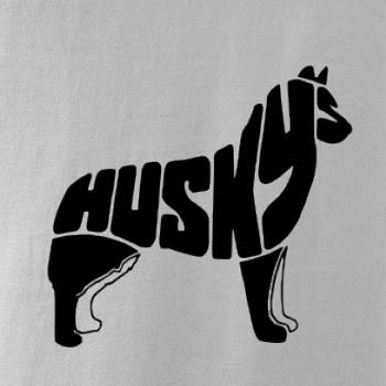 Husky - text v těle
