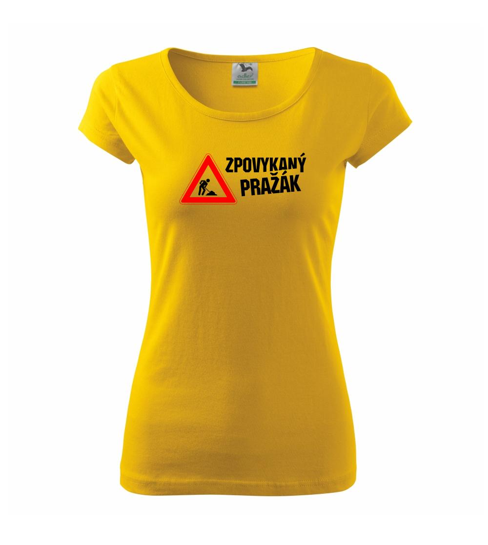 Zpovykaný Pražák - práce na silnici