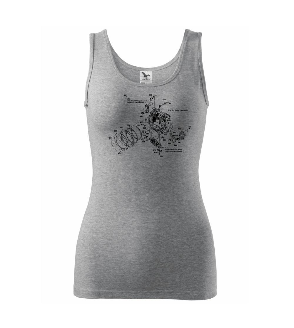 Nákres uzávěrka starý fotoaparát