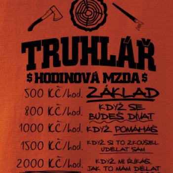 Hodinová mzda truhlář Hodinová mzda truhlář