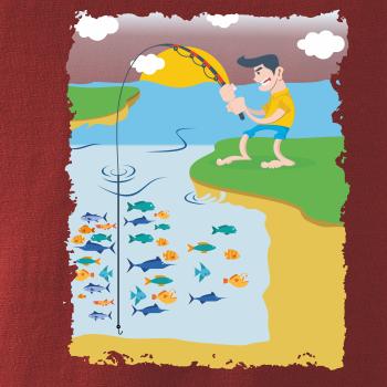 Rybář který má smůlu barevný