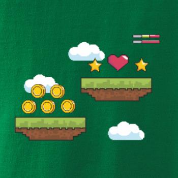 Gamer - stará hra - mince a mraky