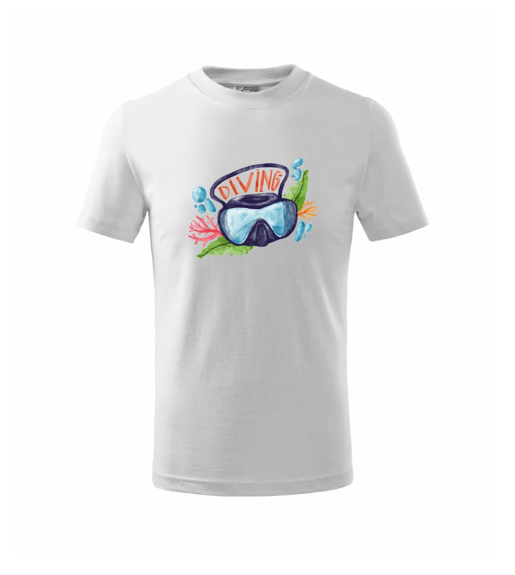 Diving obrázek kreslený