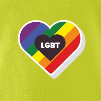 LGBT srdce duhové LGBT srdce duhové