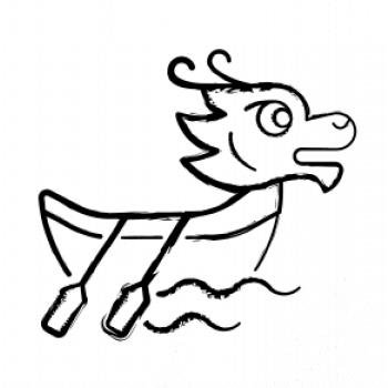 Dračí loď sprejovaná