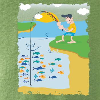 Rybář který má smůlu barevný