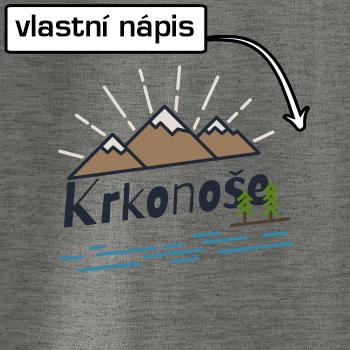 Kreslené hory - vlastní nápis