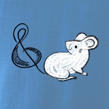 Myš houslový klíč