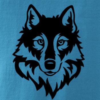 Hlava vlka černobílá (Hana-creative)