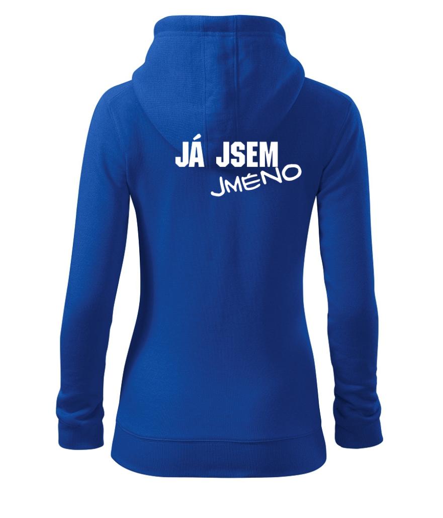 Když se ztratím vraťte mě / Já jsem - Dámská mikina trendy zipper s kapucí