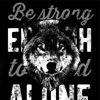 Wolf alone Wolf alone