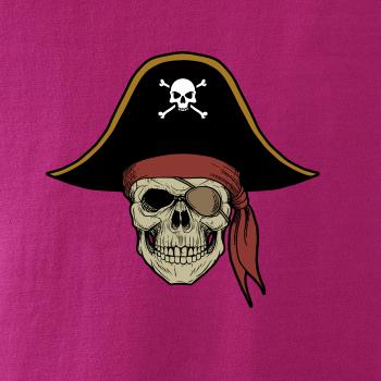 Pirátská lebka s kloboukem