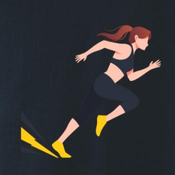 Běhání - žena startuje