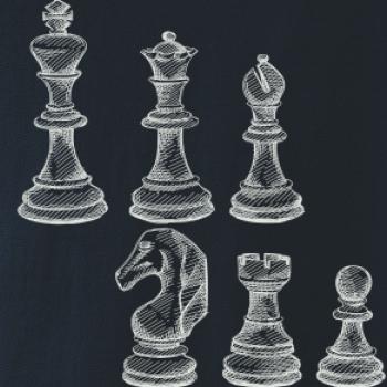 Šachové figurky kreslené