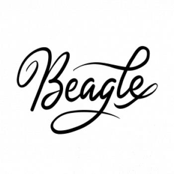 Beagle - nápis okrasný