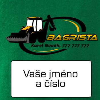 Bagrista v kruhu - vlastní nápis Bagrista v kruhu - vlastní nápis