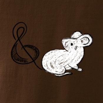 Myš houslový klíč