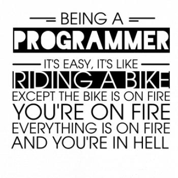 Being a programmer - bike