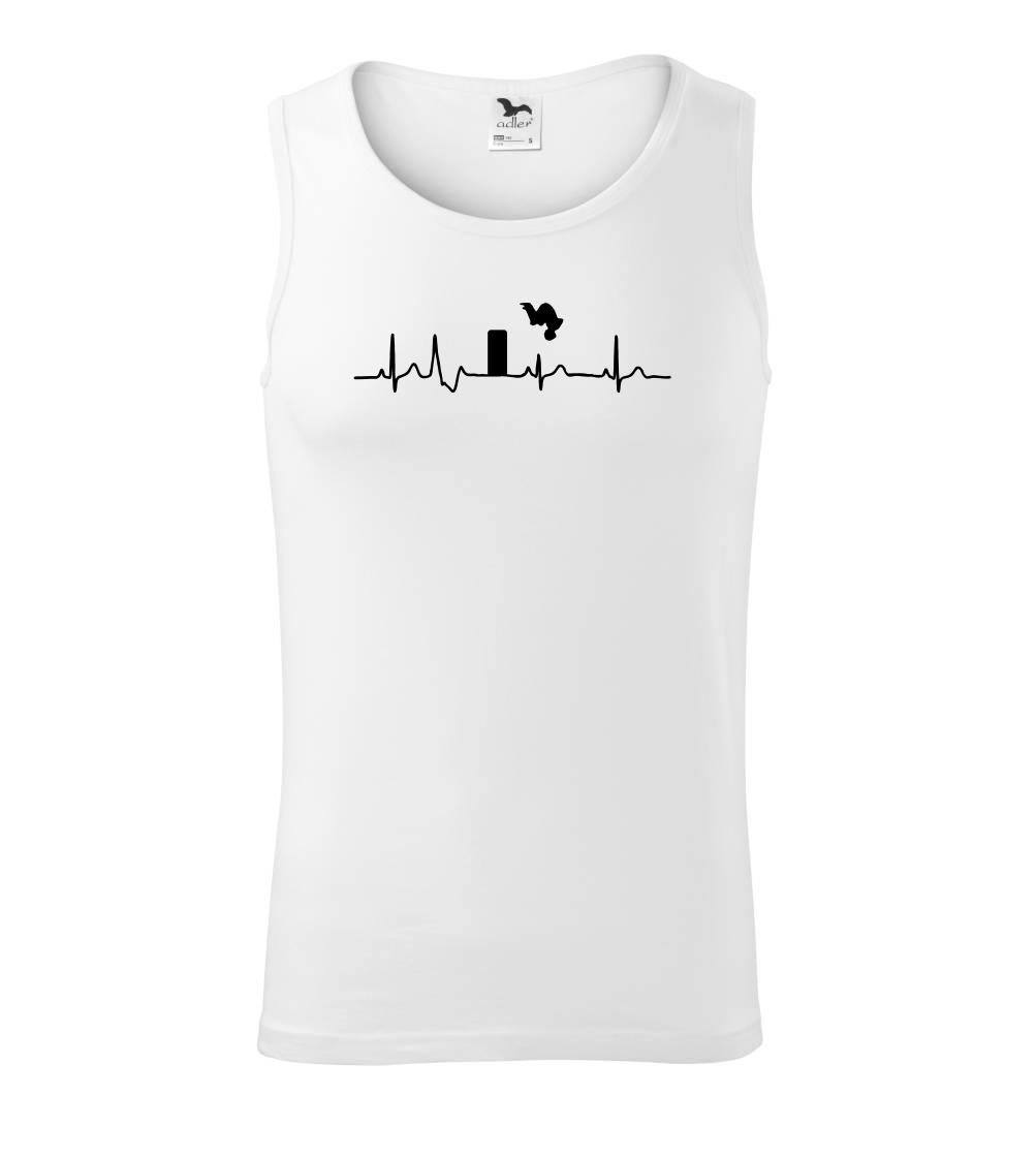 Parkour ekg - Tílko pánské Core