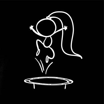 Skákající holčička