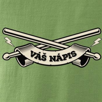 Rock paličky vlastní nápis