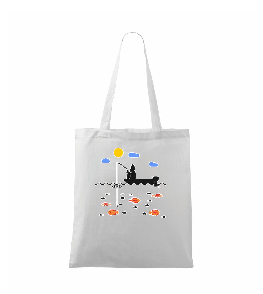 Rybář který má smůlu na loďce