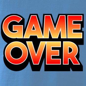 Game over - nápis barevný