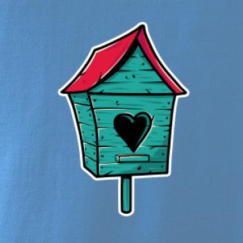 Barevná budka pro ptáky