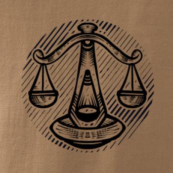 Váhy čárkovaný kruh